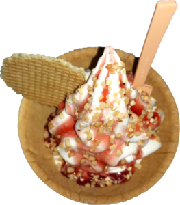 Softeis -Eisbecher